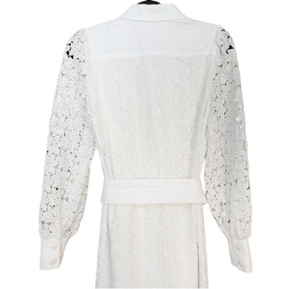NWT Kate Spade Leaf Lace Shirtdress - Picture 4 of 16